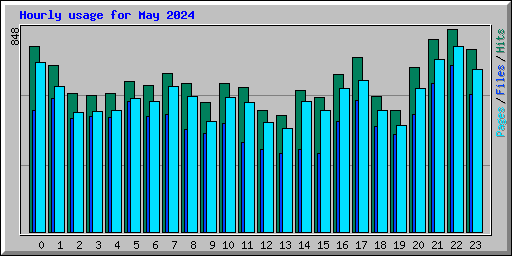 Hourly usage for May 2024